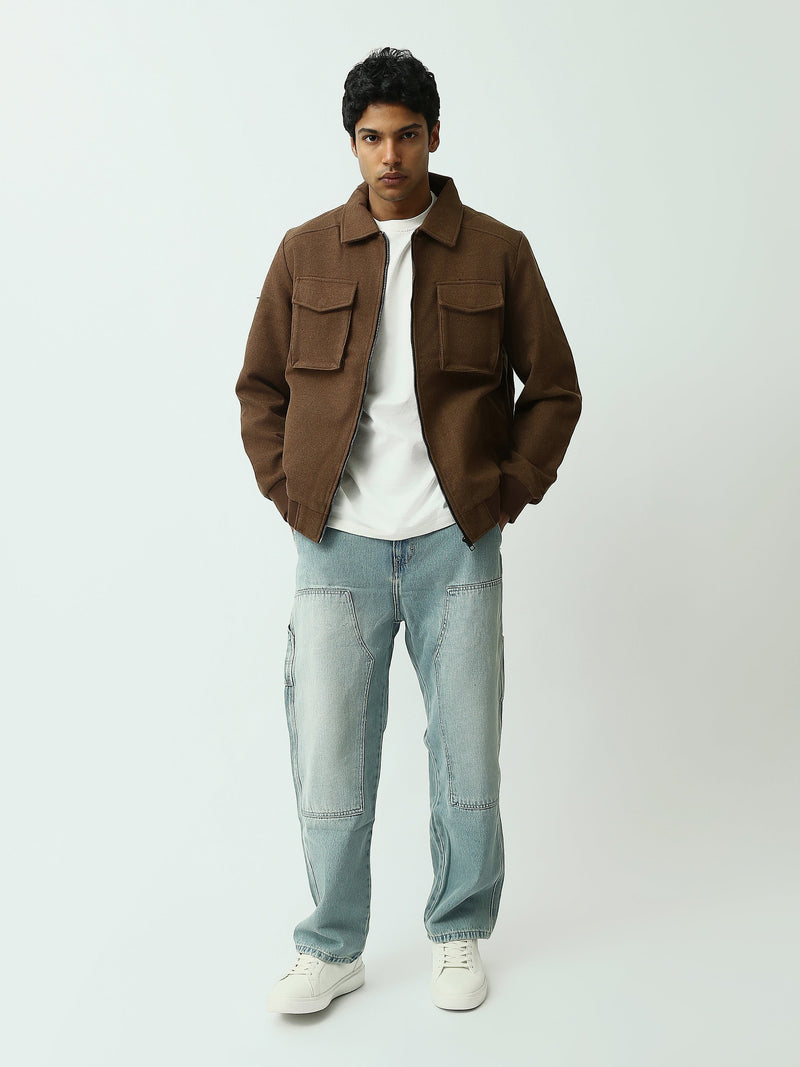 Veste Homme Zippée à Poches Plaquées – Style Casual Moderne - JAC25WGHBP28481TM1
