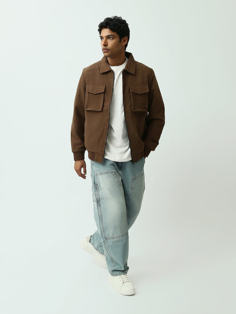 Veste Homme Zippée à Poches Plaquées – Style Casual Moderne - JAC25WGHBP28481TM1