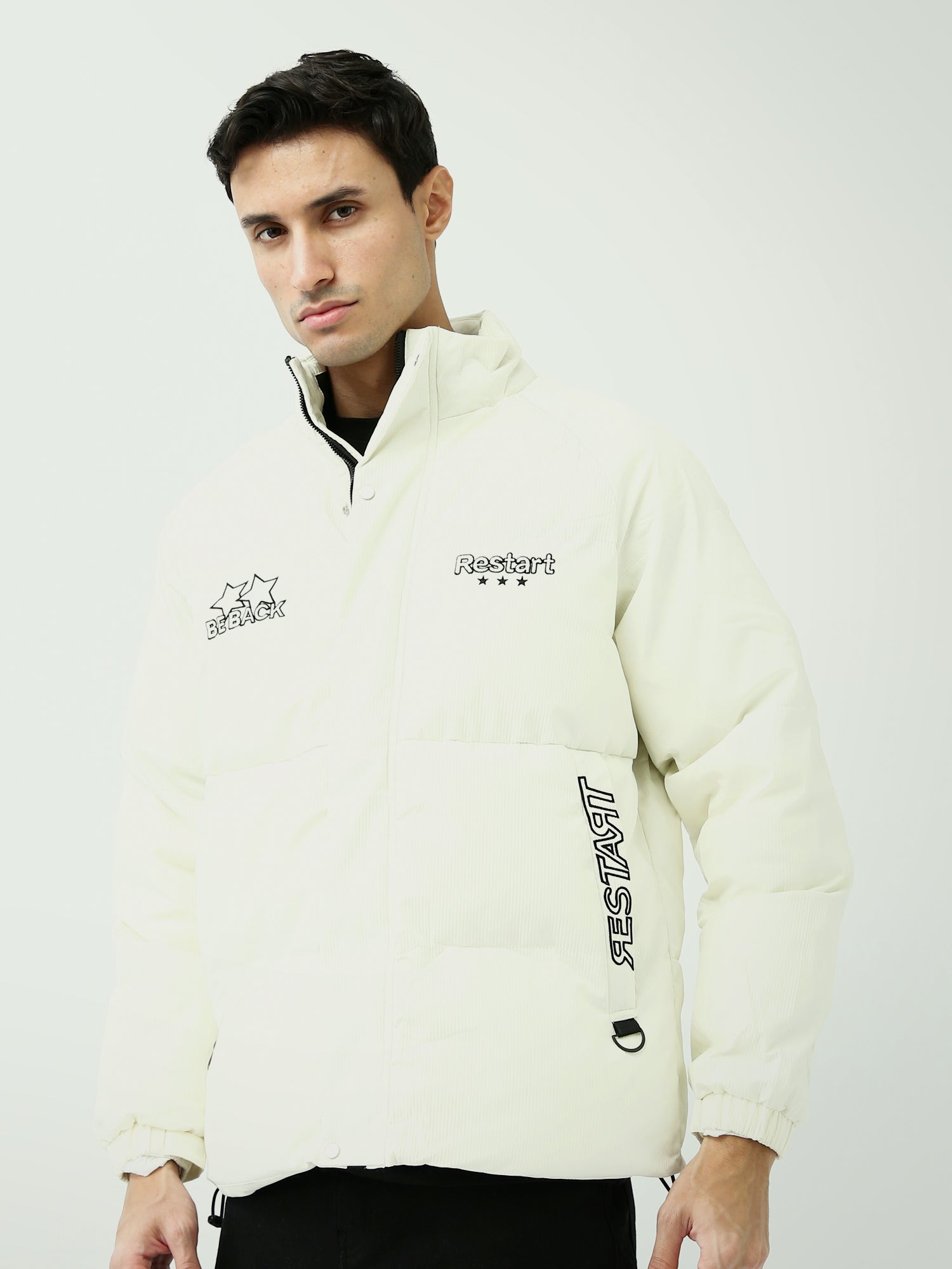 Doudoune Homme Slim Fit Off-White – Style Urbain Moderne - JAC25WWBG28470TM1