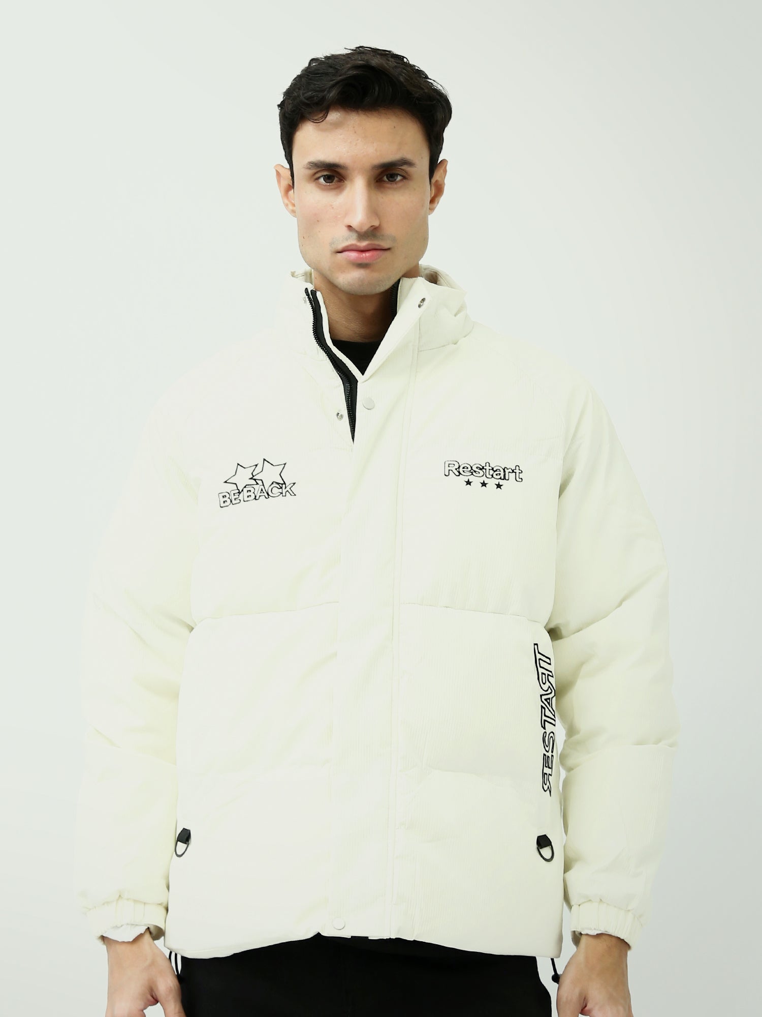 Doudoune Homme Slim Fit Off-White – Style Urbain Moderne - JAC25WWBG28470TM1