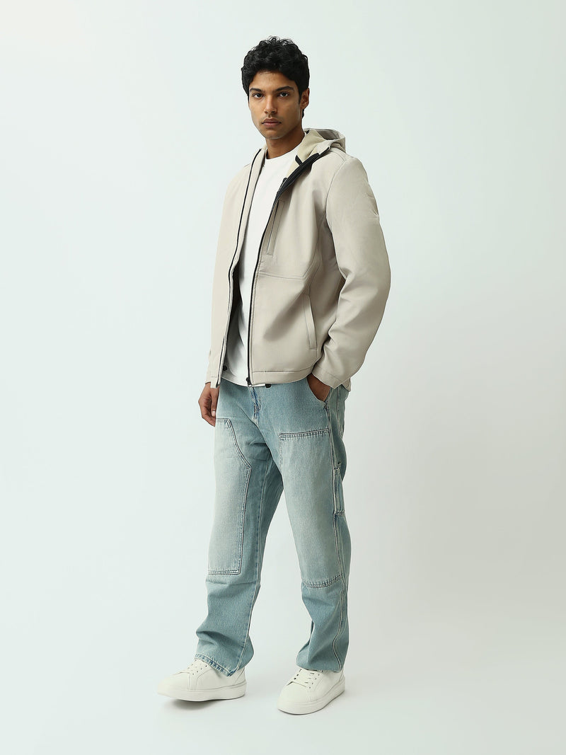 Veste Homme à Capuche avec Fermeture Éclair - Confortable et Moderne - JAC25WWBL28025TM1