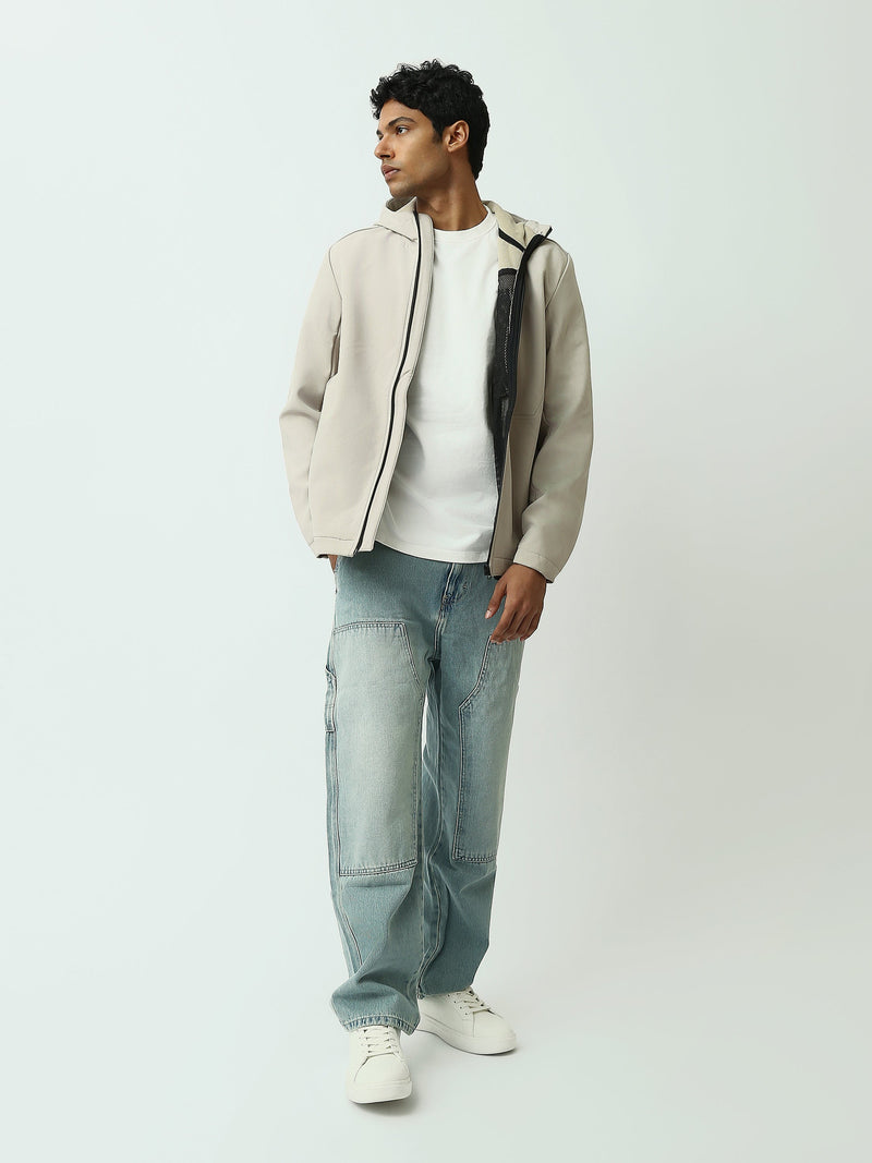 Veste Homme à Capuche avec Fermeture Éclair - Confortable et Moderne - JAC25WWBL28025TM1
