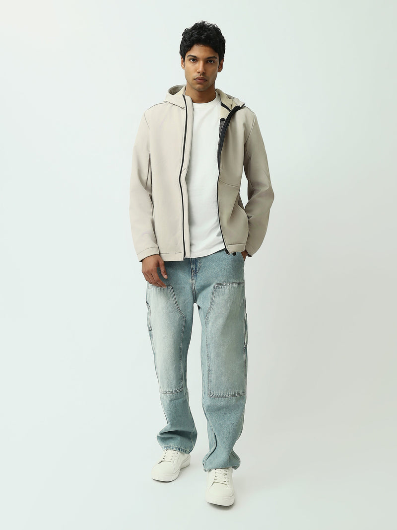 Veste Homme à Capuche avec Fermeture Éclair - Confortable et Moderne - JAC25WWBL28025TM1
