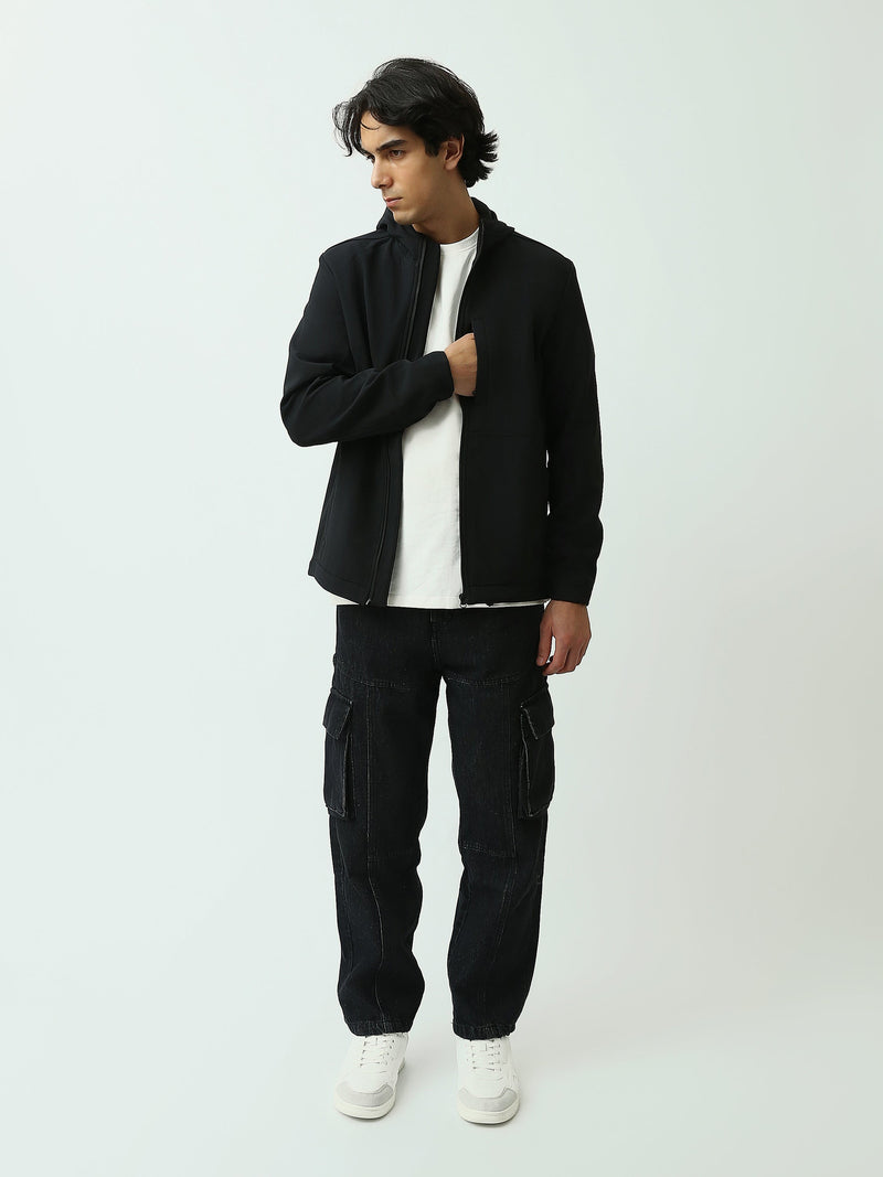 Veste Homme à Capuche avec Fermeture Éclair - Confortable et Moderne - JAC25WWBL28025TM1