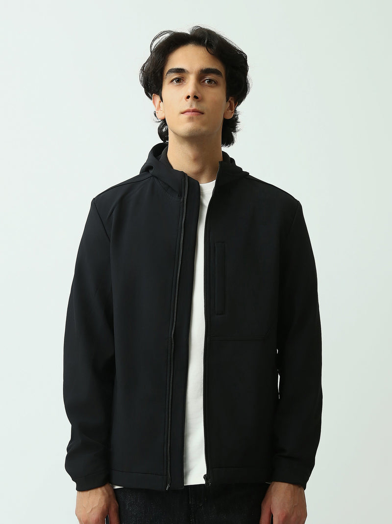 Veste Homme à Capuche avec Fermeture Éclair - Confortable et Moderne - JAC25WWBL28025TM1