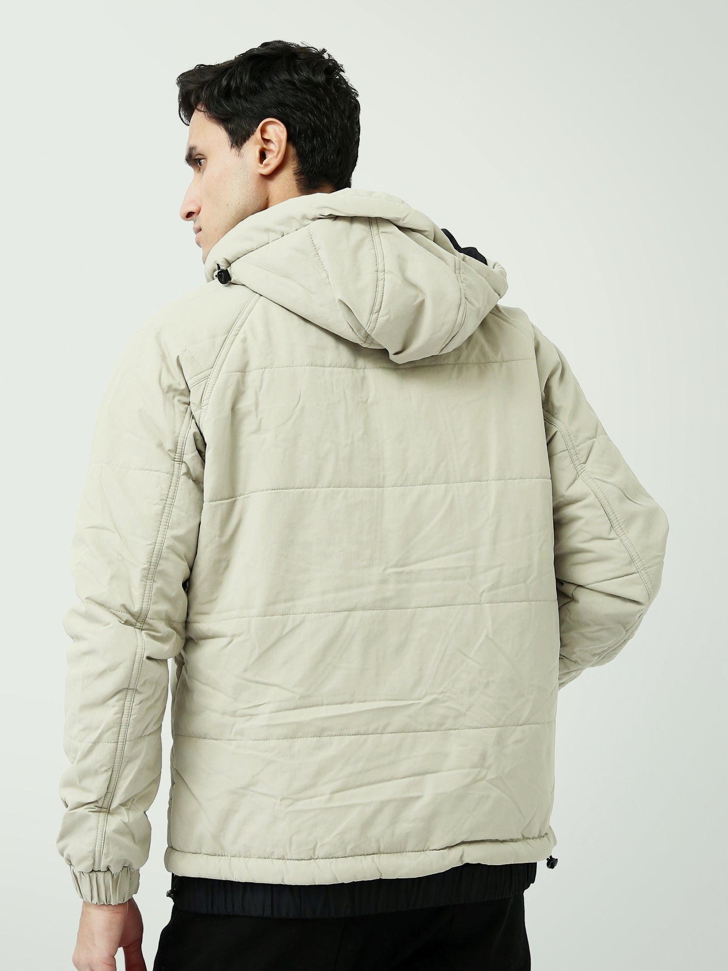 Veste homme d’hiver casual avec capuche et doublure - JAC25WWBP28467TM1