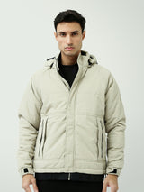 Veste homme d’hiver casual avec capuche et doublure - JAC25WWBP28467TM1