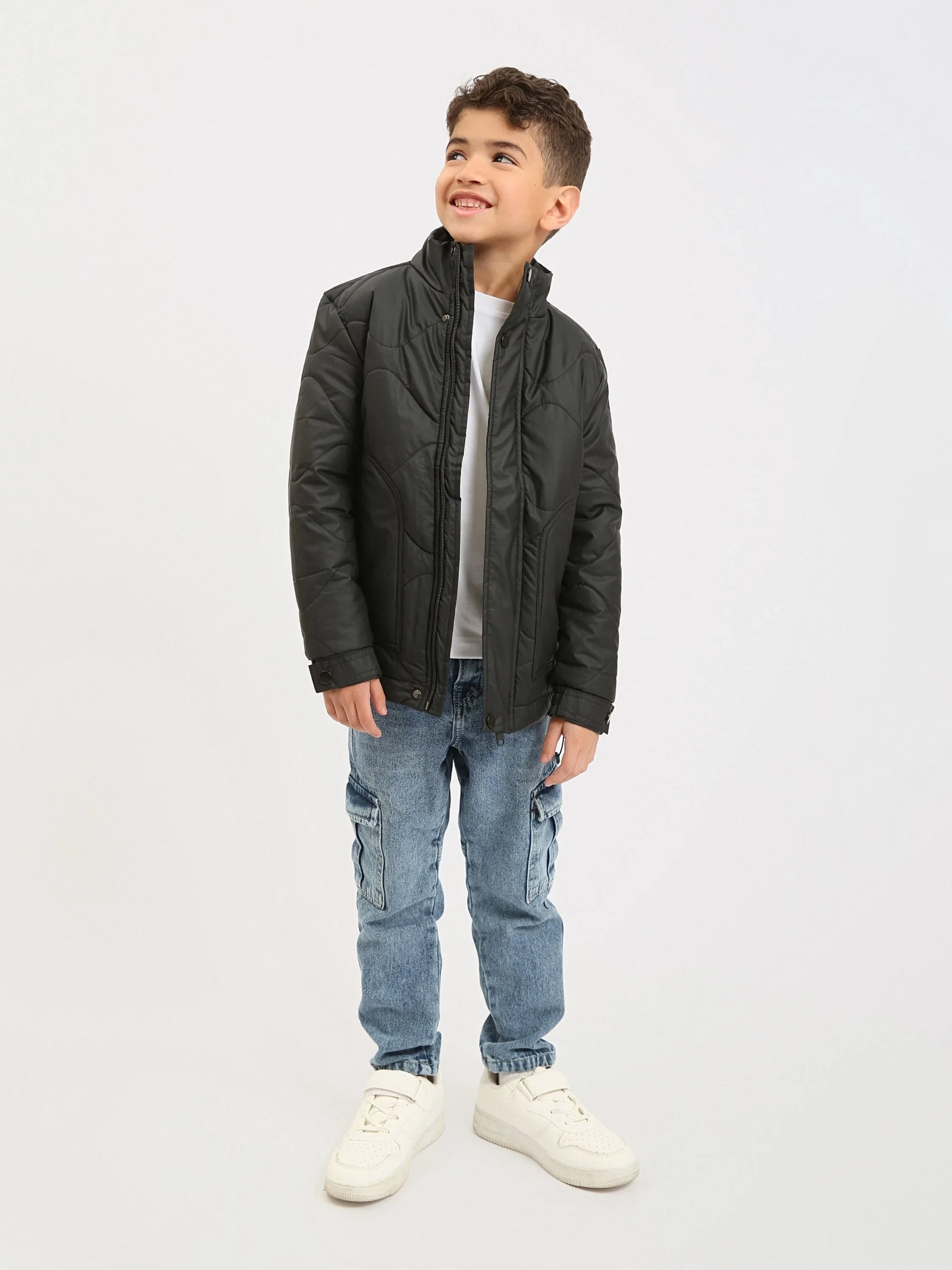 Veste Matelassée Garçon - JAC25WWBP76423MB1 - Justyol