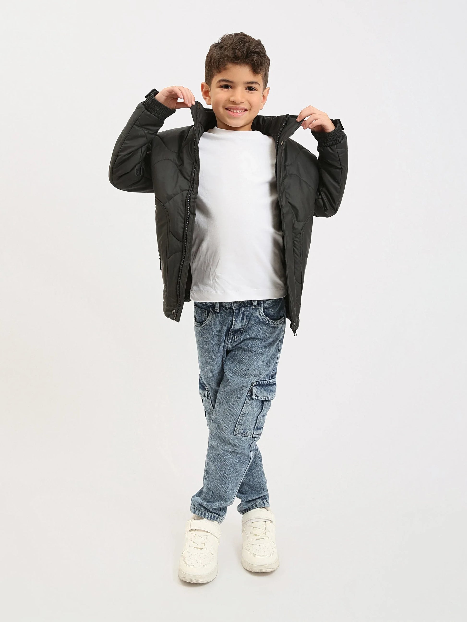 Veste Matelassée Garçon - JAC25WWBP76423MB1 - Justyol