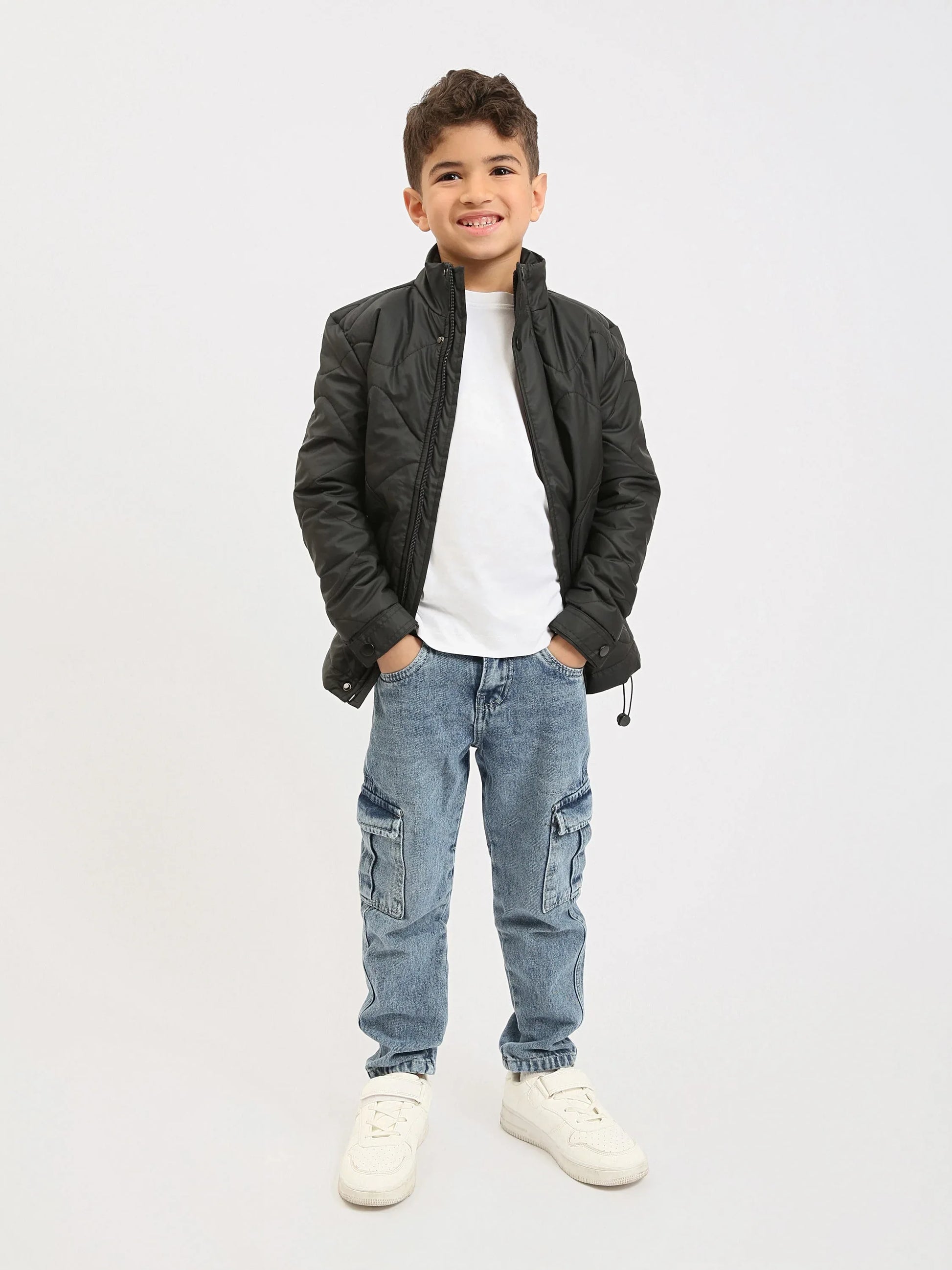 Veste Matelassée Garçon - JAC25WWBP76423MB1 - Justyol