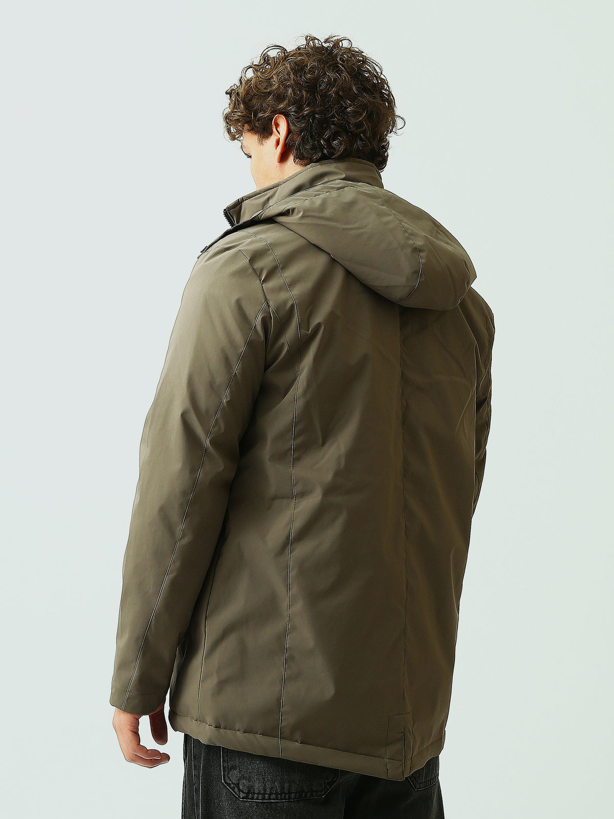 Parka Homme à Capuche avec Col Montant – Veste Mi-Longue Casual - JAC26WWBG28128TM1