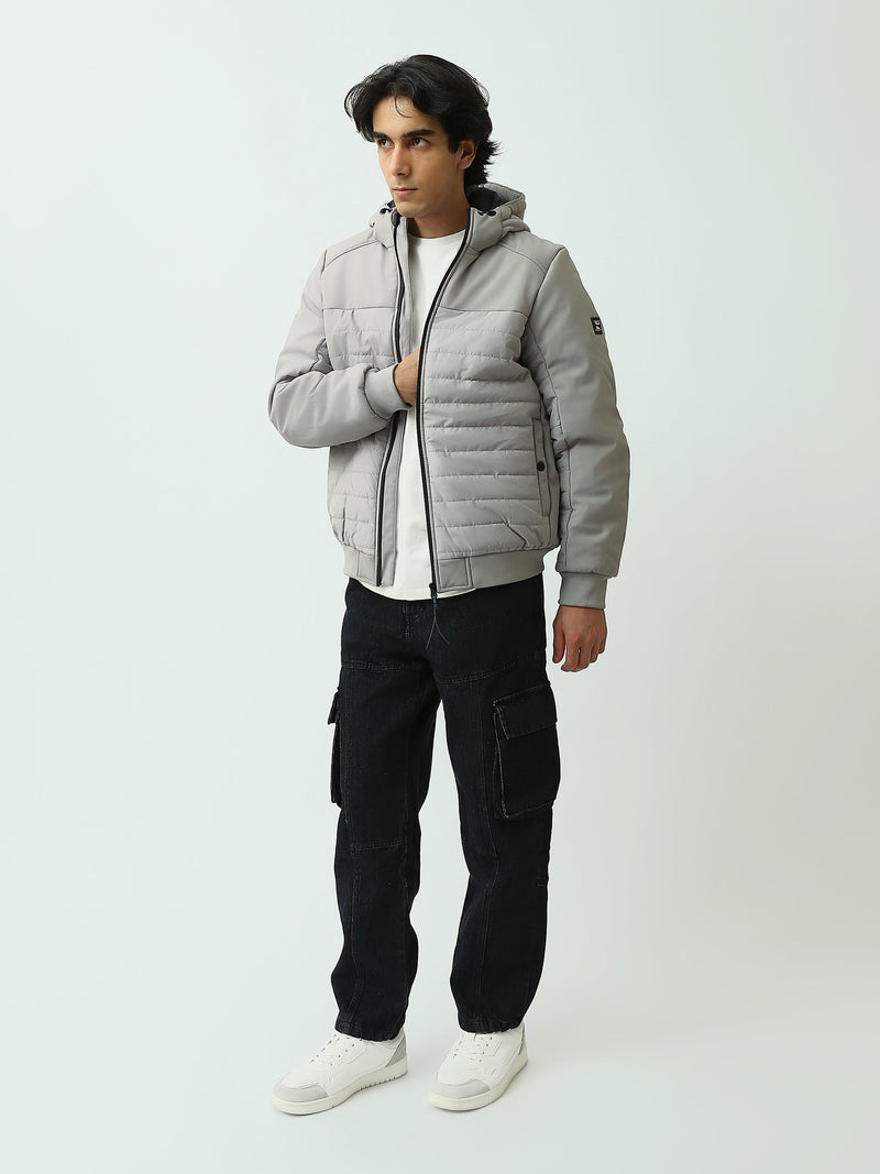 Doudoune Homme Matelassée à Capuche et Fermeture Zippée - JAC26WWBP28023TM1