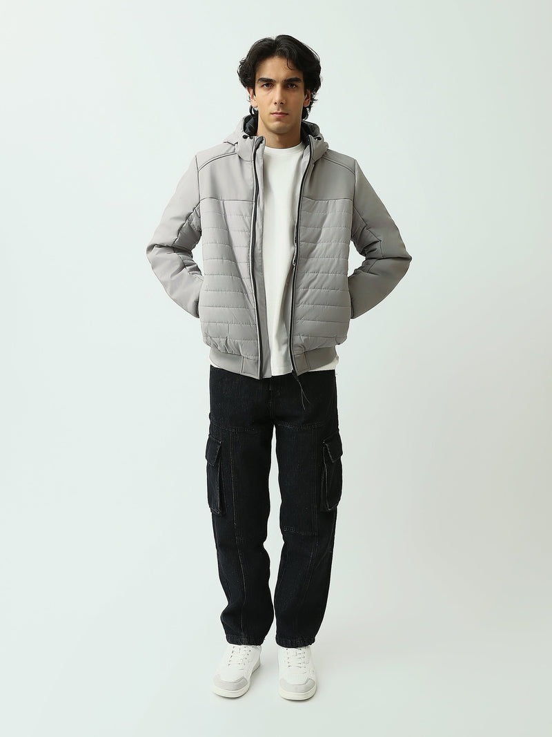 Doudoune Homme Matelassée à Capuche et Fermeture Zippée - JAC26WWBP28023TM1