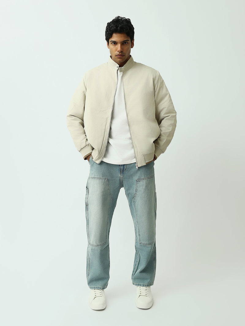Blouson Homme Zippé à Col Montant – Style Bomber Casual Chic - JAC26WWBP28064TM1