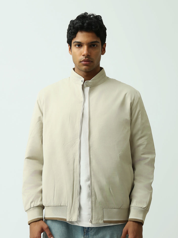 Blouson Homme Zippé à Col Montant – Style Bomber Casual Chic - JAC26WWBP28064TM1