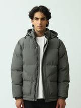 Doudoune homme matelassée à capuche – Protection thermique et style moderne - JAC26WWBP28069TM1