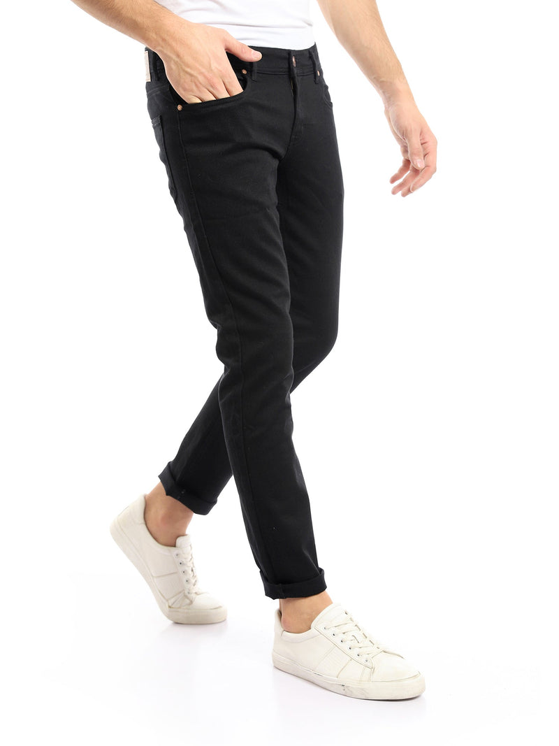 Jean Homme Slim Fit Uni – Style Casual Moderne - JNS22GFDN22958TM1