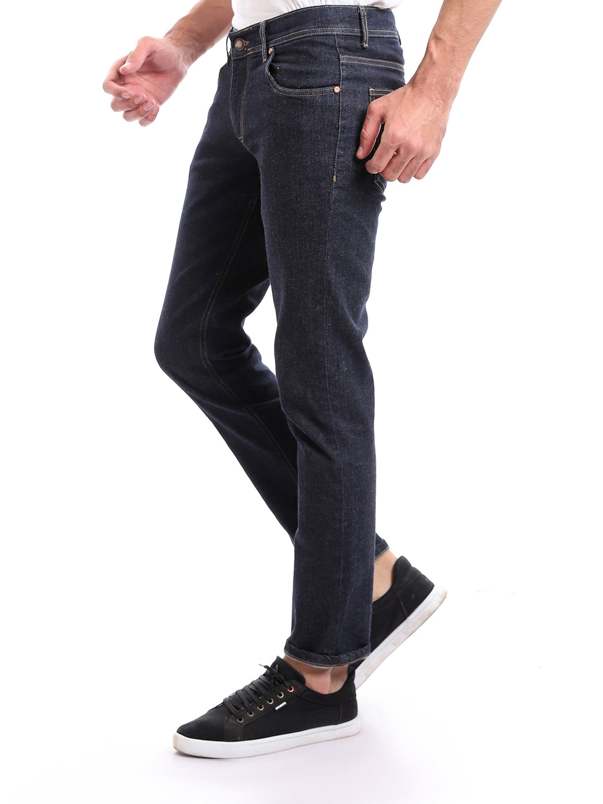 Jean Homme Coupe Ajustée à 5 Poches – Style Denim Moderne - JNS22GFDN22959TM1