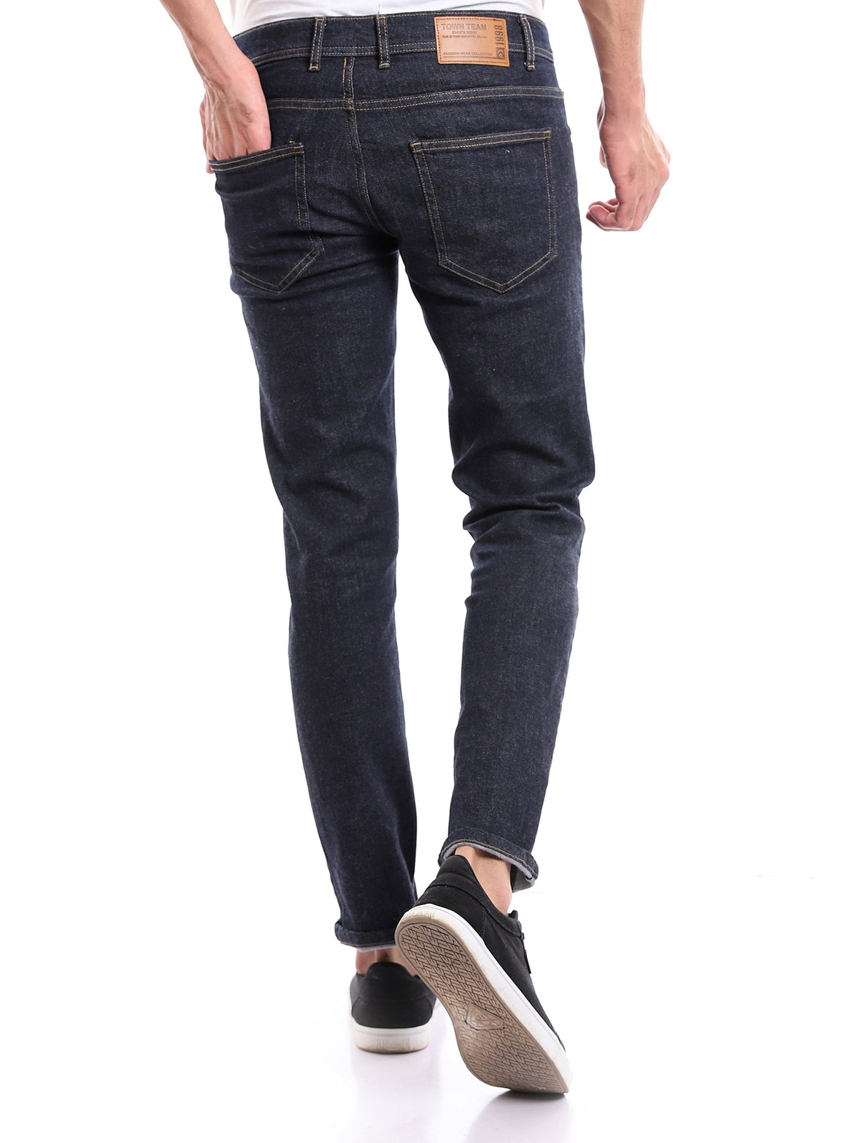 Jean Homme Coupe Ajustée à 5 Poches – Style Denim Moderne - JNS22GFDN22959TM1