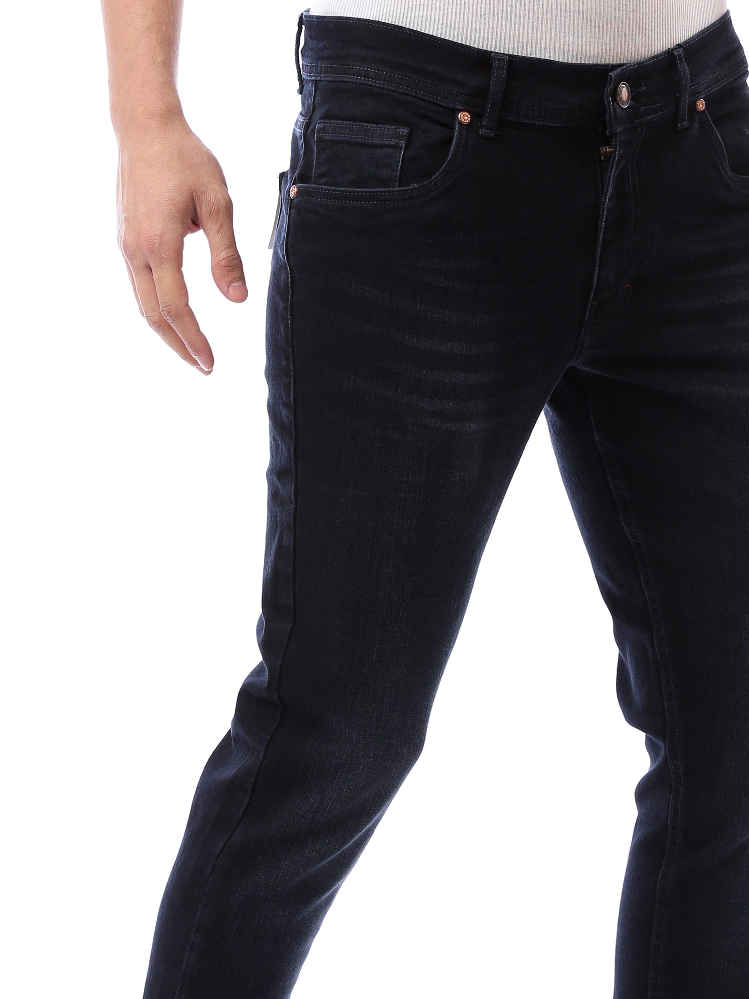 Jean Homme Slim Fit Effet Délavé – Style Casual Moderne - JNS22SFDN22709TM1