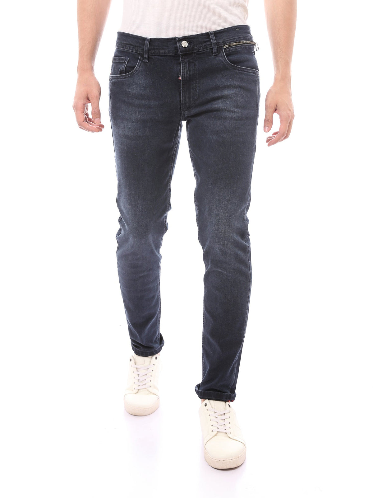 Jean Homme Super Slim Fit – Coupe Ajustée et Style Moderne - JNS23GFDN22583TM1