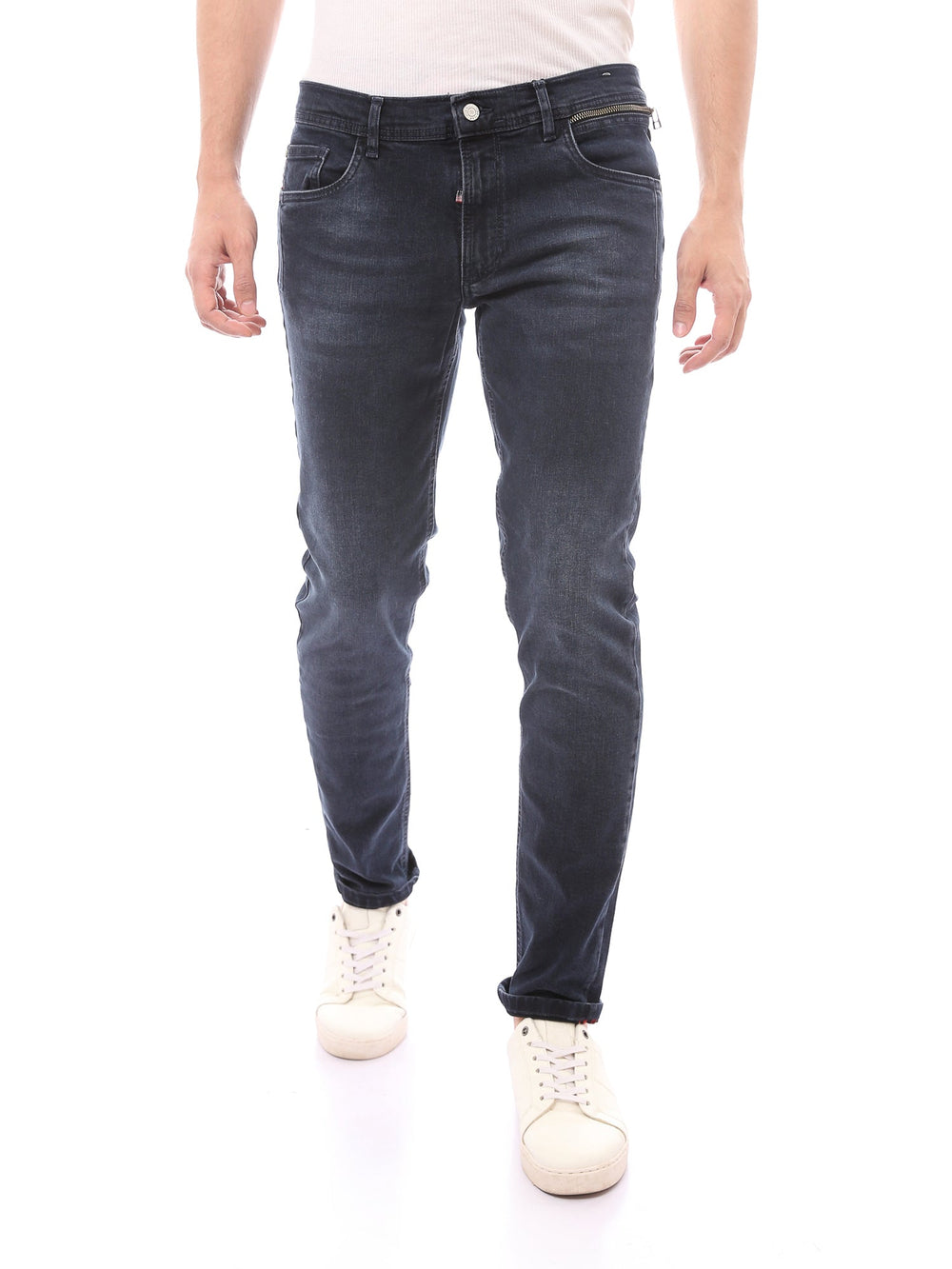 Jean Homme Slim Fit à Effet Délavé - JNS23GFDN22583TS1