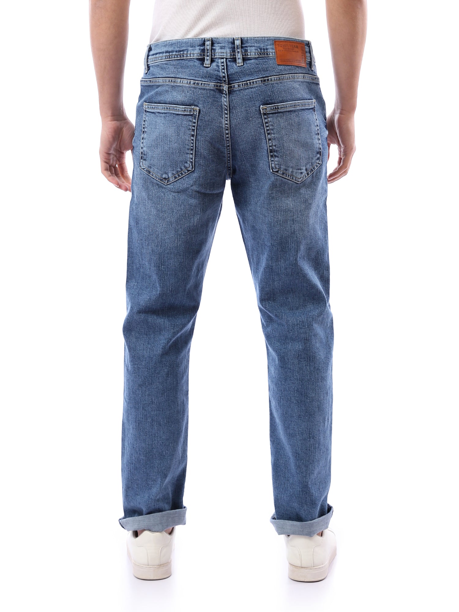 جينز رجالي بألوان فاتحة بتصميم عصري - JNS23GFDN22722TM1