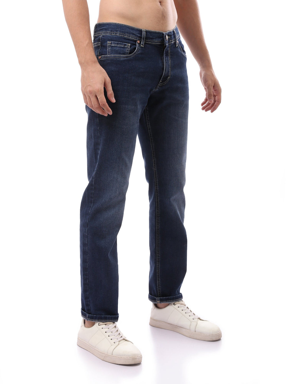 Jean Homme Regular Fit – Coupe Droite et Style Denim Classique - JNS23GRBW22721TM1