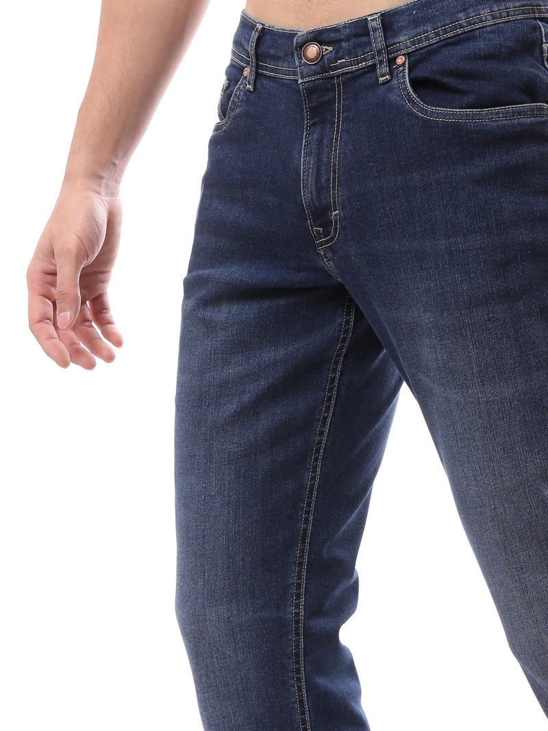 Jean Homme Regular Fit – Coupe Droite et Style Denim Classique - JNS23GRBW22721TM1