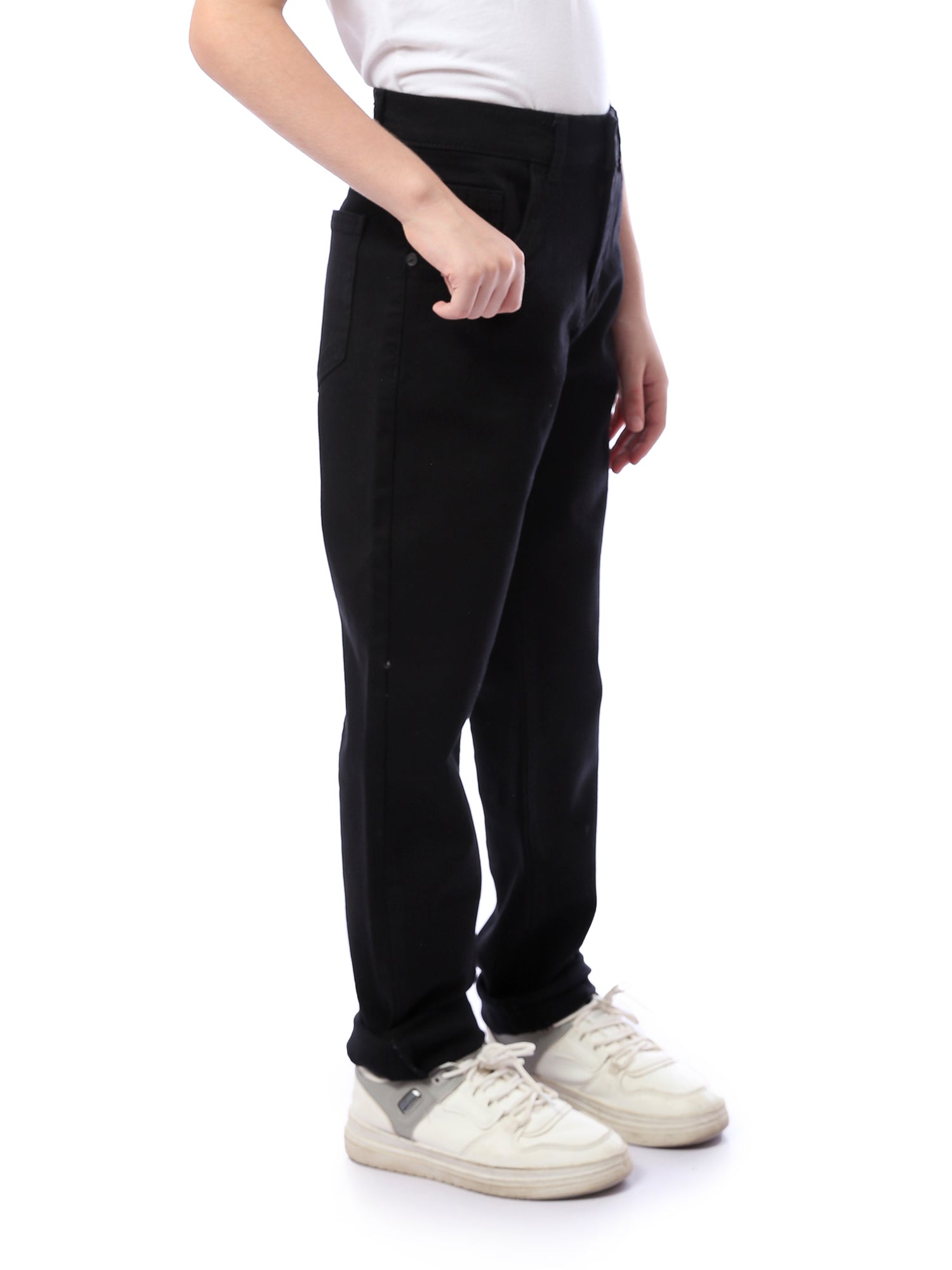 بنطلون جينز أولادي بتصميم عصري -JNS23SLBW22651TB1