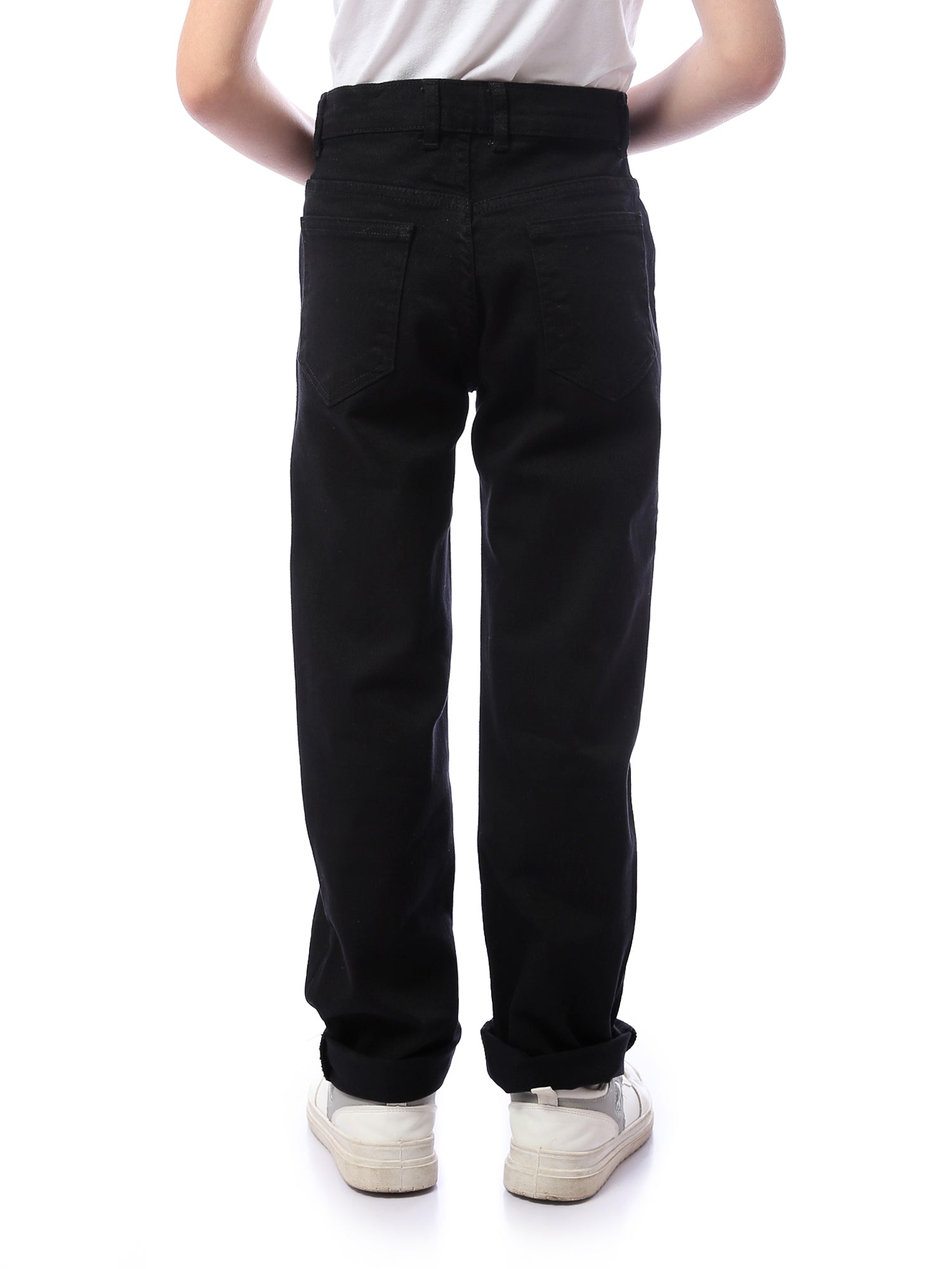 بنطلون جينز أولادي بتصميم عصري -JNS23SLBW22651TB1