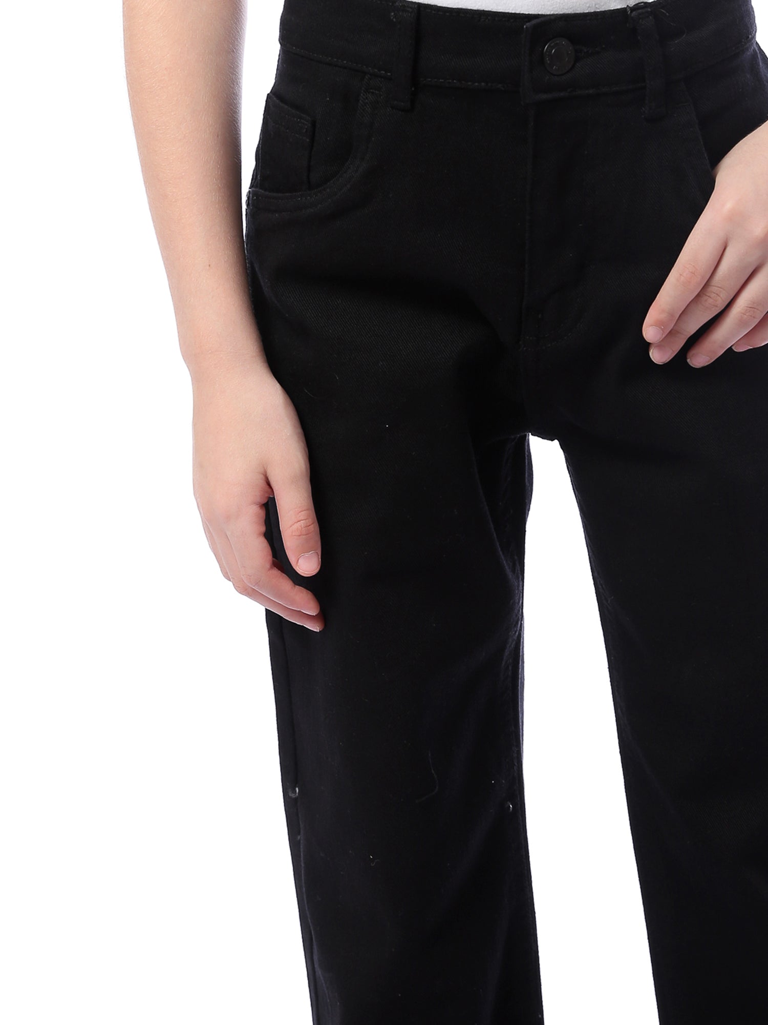 بنطلون جينز أولادي بتصميم عصري -JNS23SLBW22651TB1