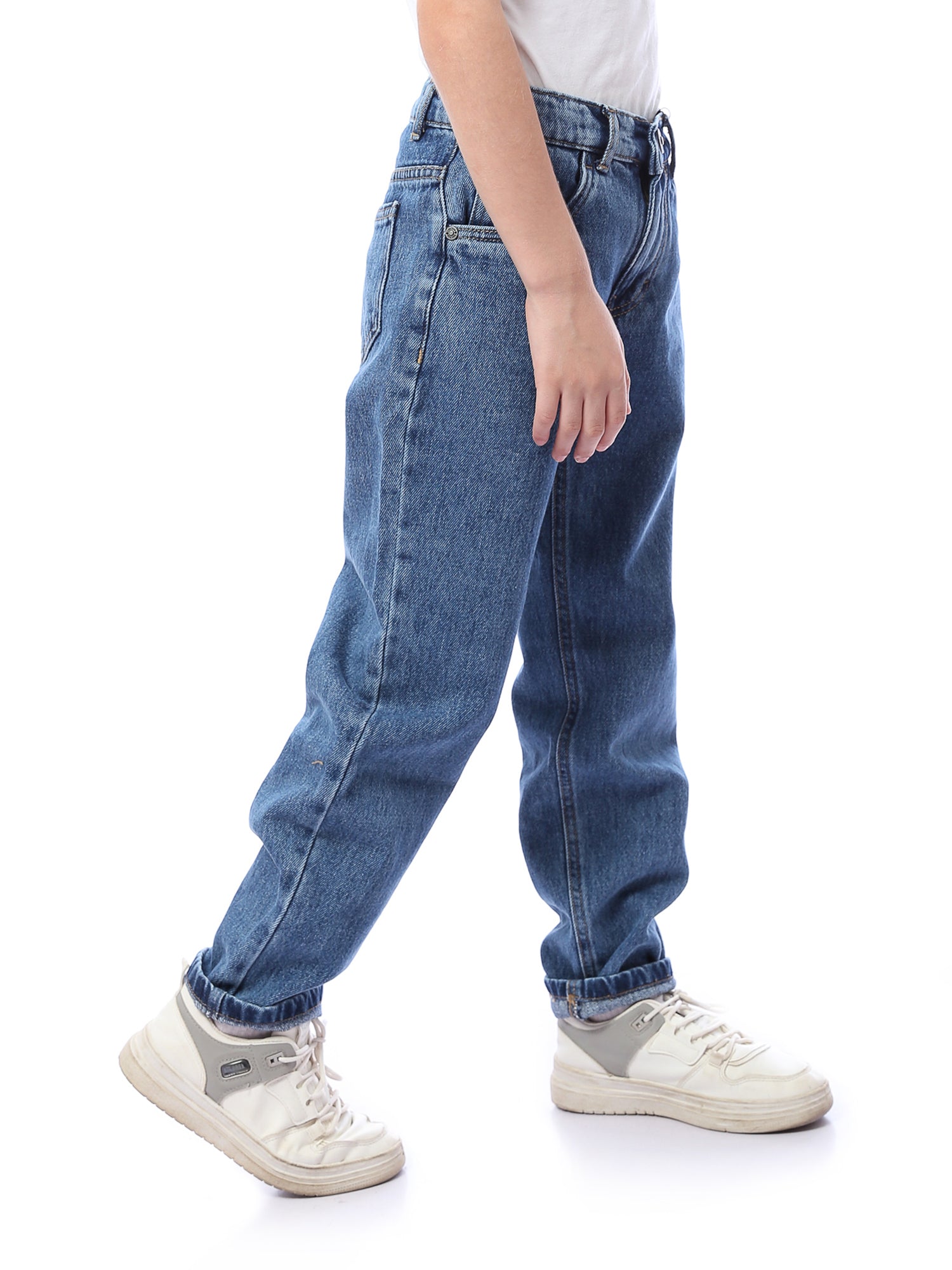 بنطلون جينز أولادي بتصميم عصري -JNS23SLBW22651TB1