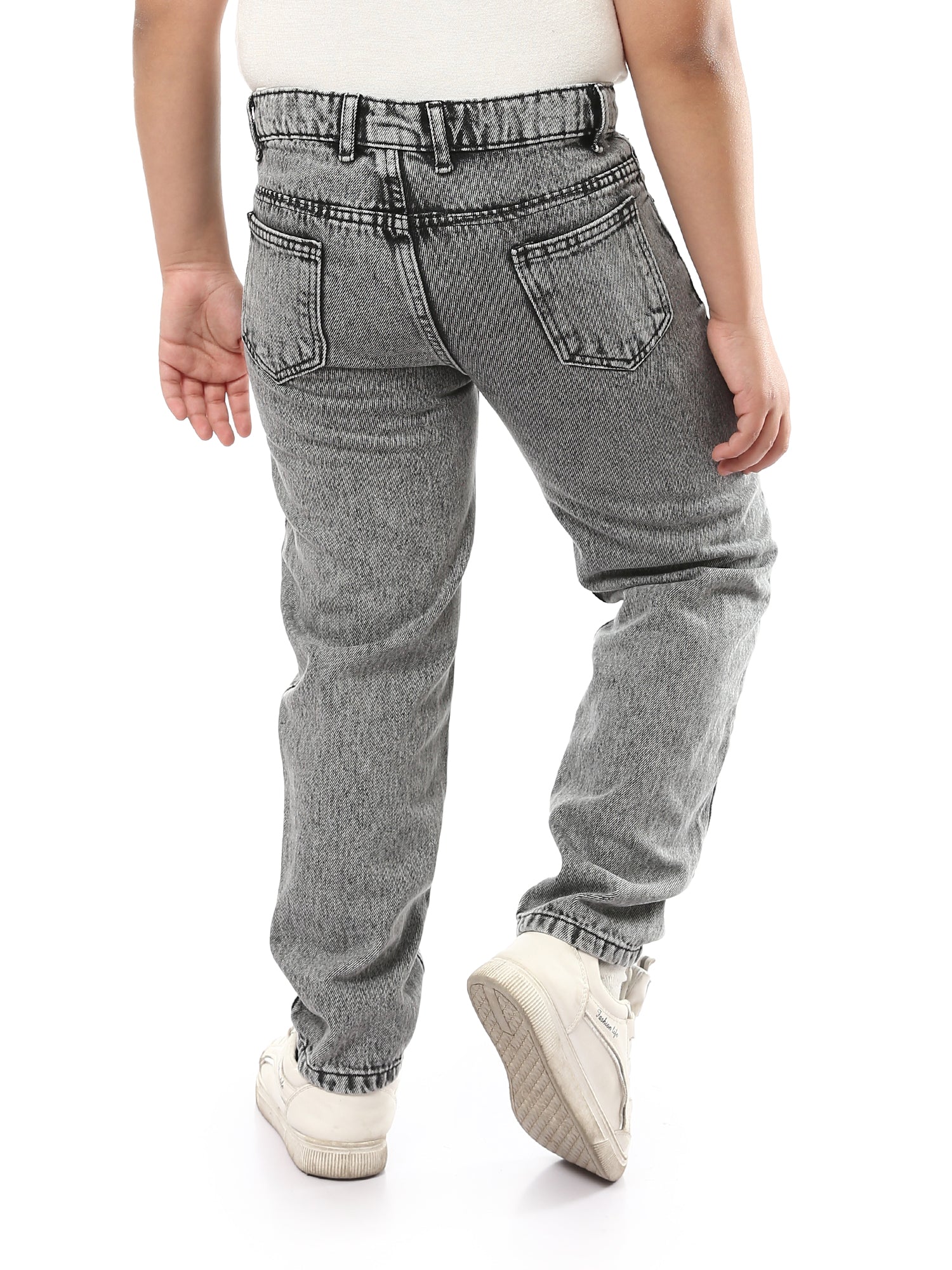 بنطلون جينز أولادي بتصميم عصري -JNS23SLBW22651TB1