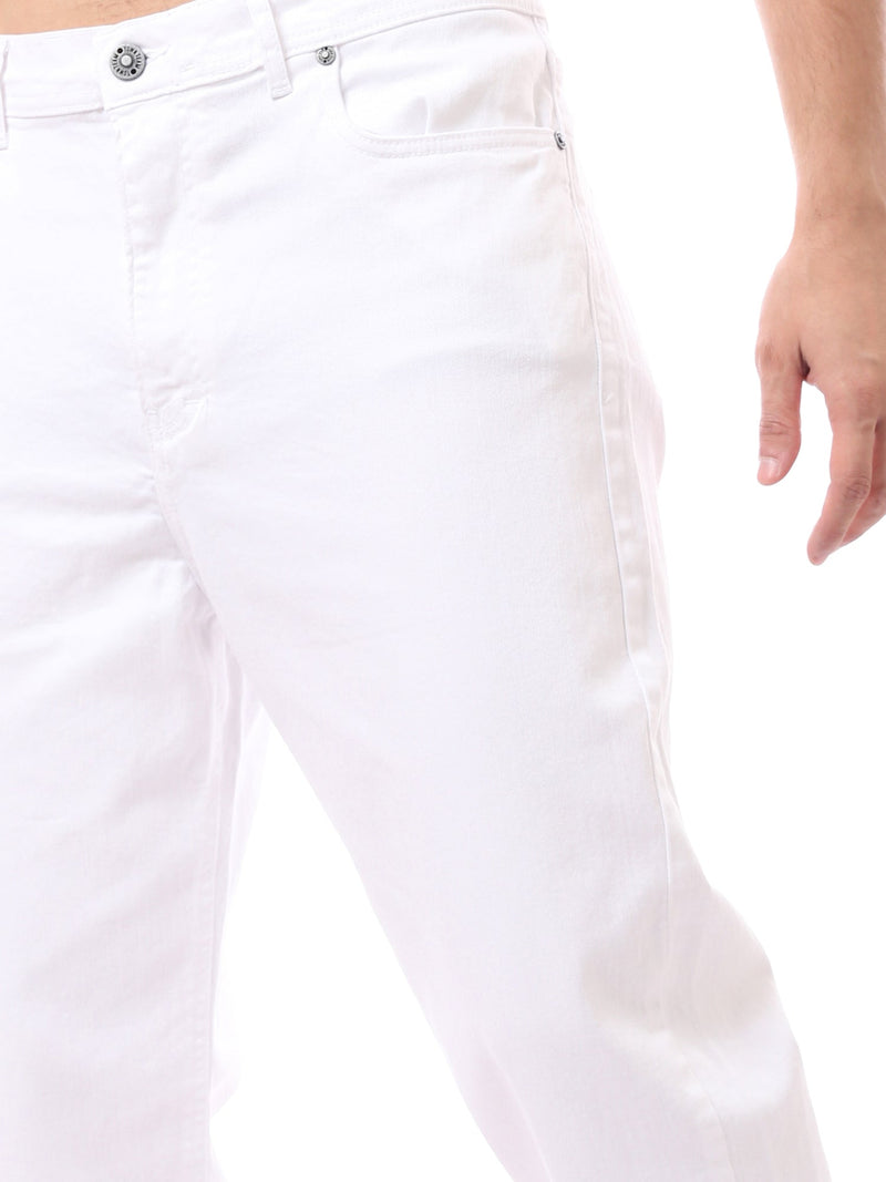 جينز Loose Fit رجالي بقصة واسعة وساق مستقيمة – ستريت وير عصري - JNS23SLBW22651TM1