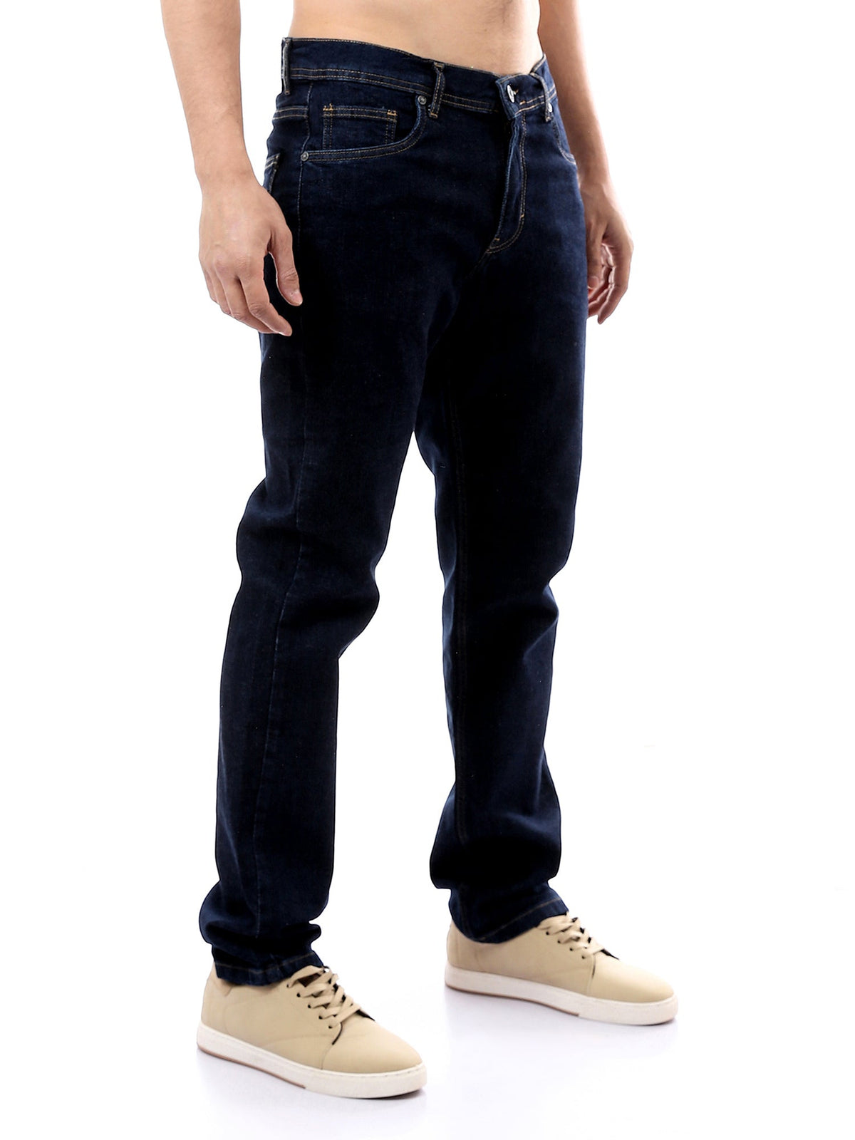 Jean Homme Regular Fit – Coupe Droite Classique & Confortable - JNS23SRBW22647TM1