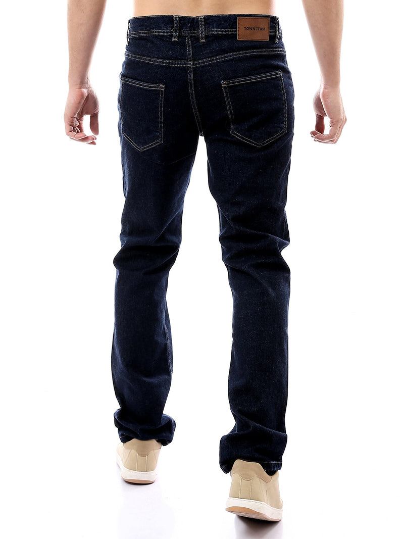 Jean Homme Regular Fit – Coupe Droite Classique & Confortable - JNS23SRBW22647TM1