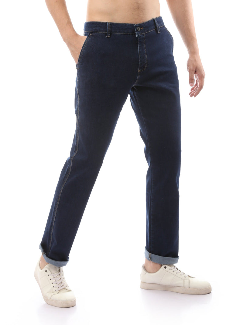 Pantalon Homme Coupe Ajustée au Style Casual Chic - JNS23SRIW22662TM1