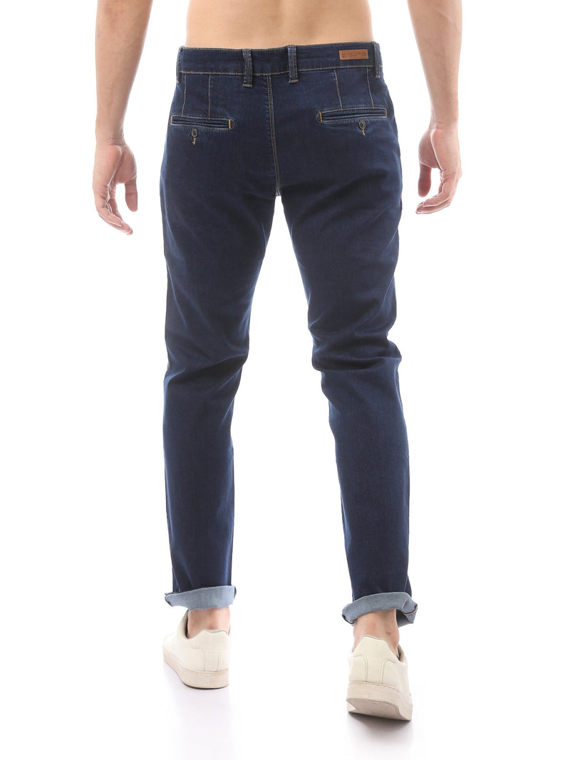 Pantalon Homme Coupe Ajustée au Style Casual Chic - JNS23SRIW22662TM1