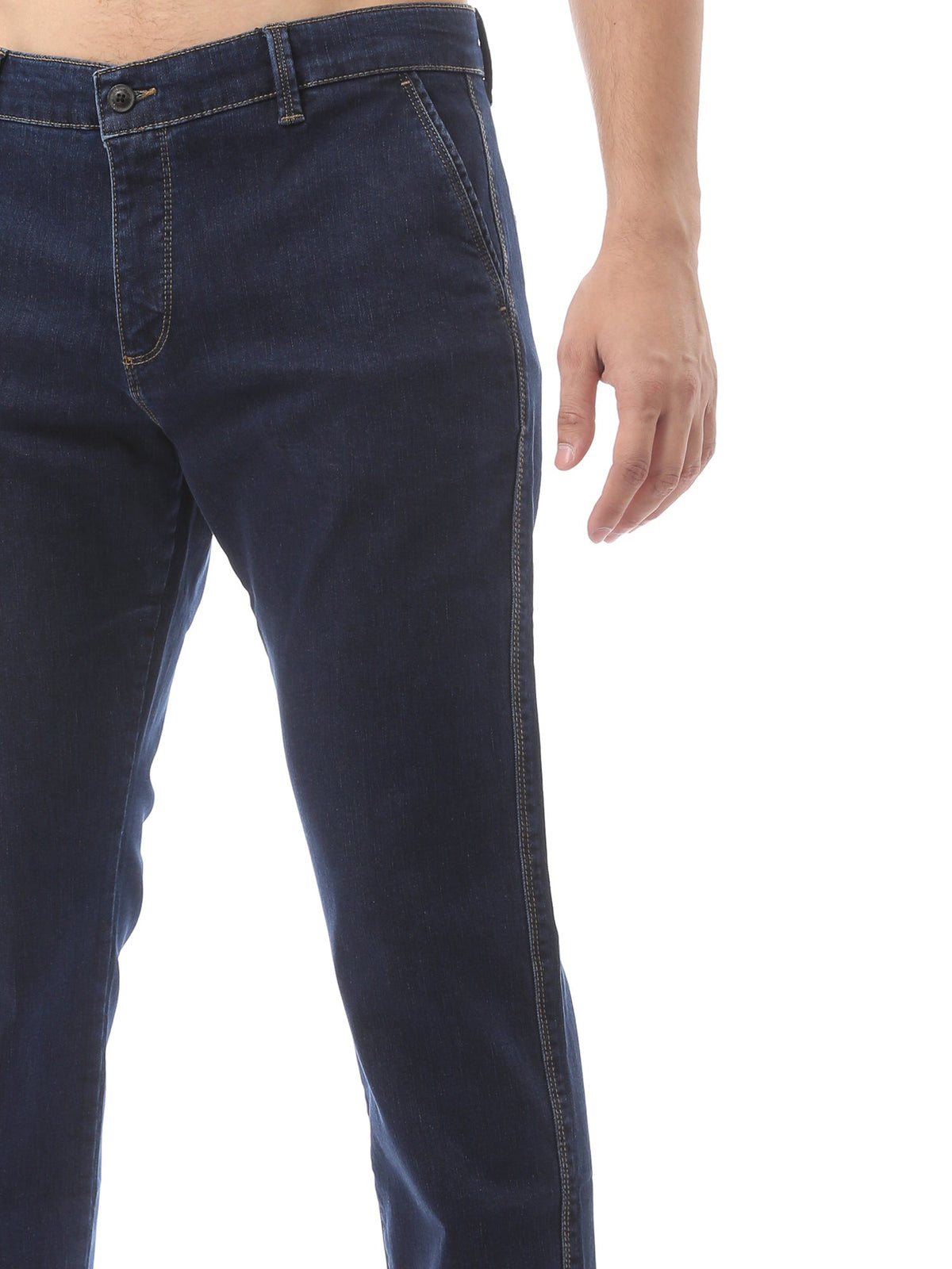 Pantalon Homme Coupe Ajustée au Style Casual Chic - JNS23SRIW22662TM1