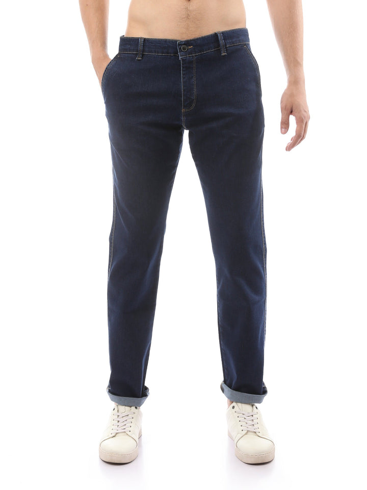 Pantalon Homme Coupe Ajustée au Style Casual Chic - JNS23SRIW22662TM1