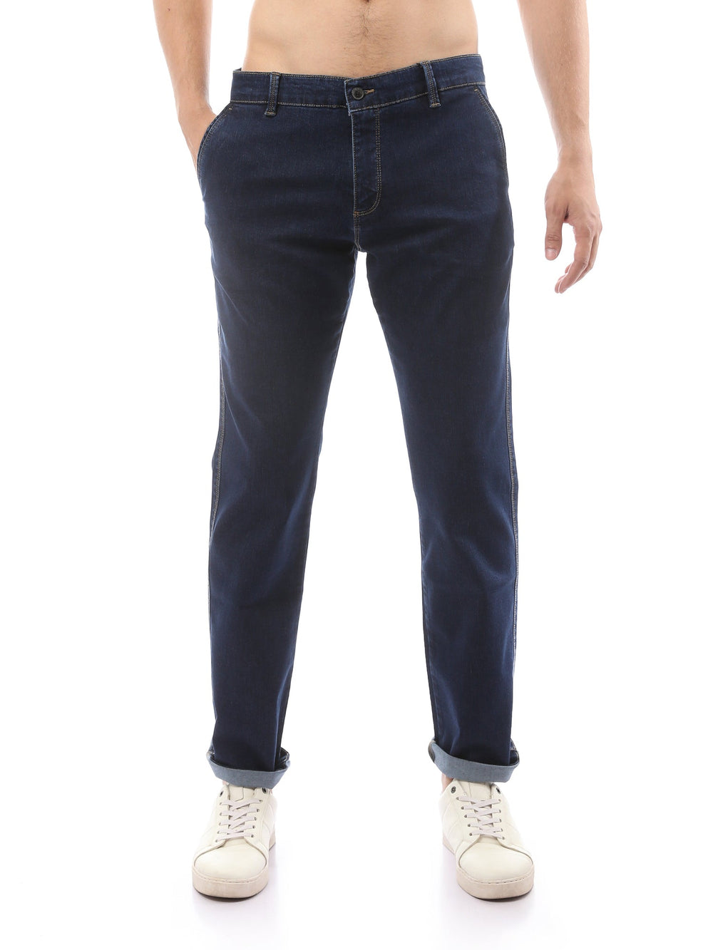 Pantalon Homme Coupe Ajustée au Style Casual Chic - JNS23SRIW22662TM1