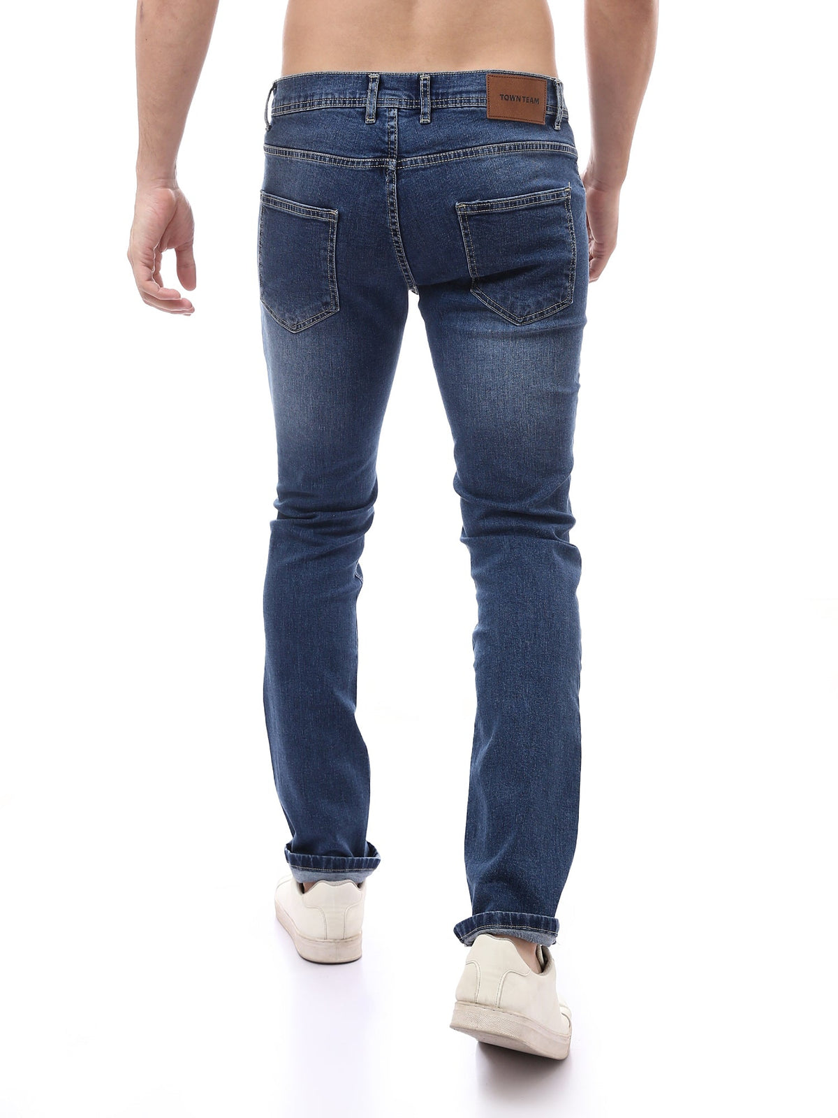 Jean Homme Slim Fit à Effet Délavé Classique - JNS23SSBW22649TM1