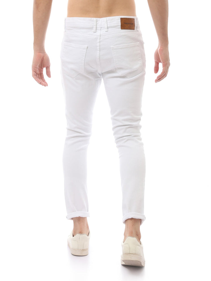 Jean Homme Carrot Fit Destroy – Coupe Moderne et Style Urbain - JNS23SCCW22663TM1