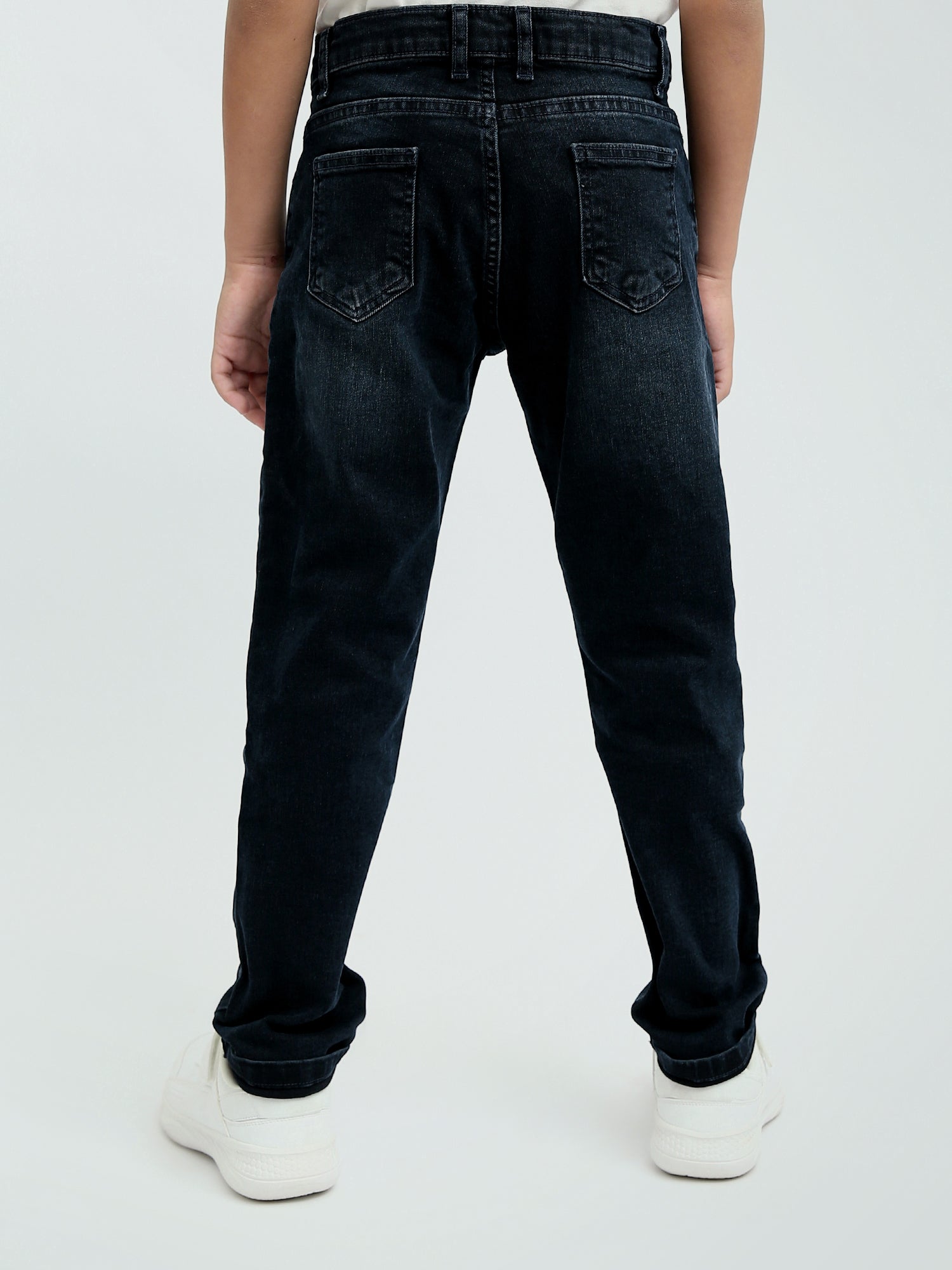 Jean garçon coupe slim en denim foncé – JNS24GCBW31332TB1