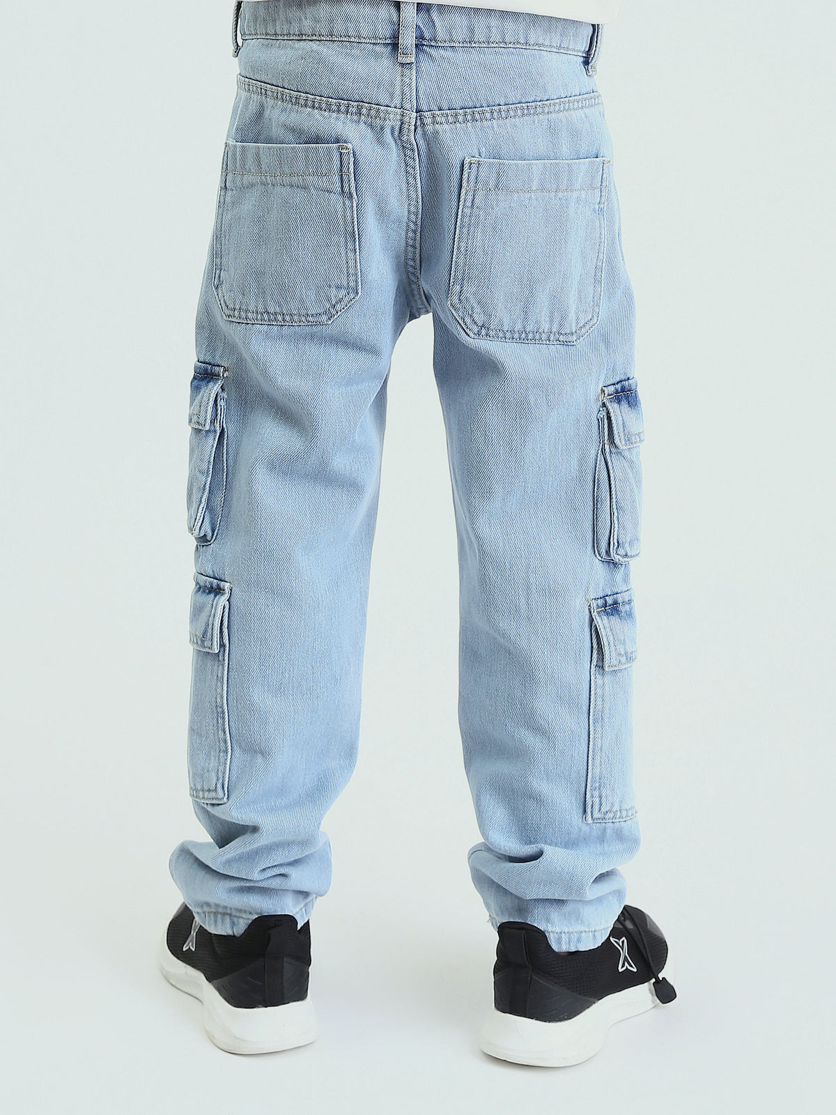 Jean Cargo Garçon Cargo Fit à Poches Multiples - JNS24GCGW31397TB1