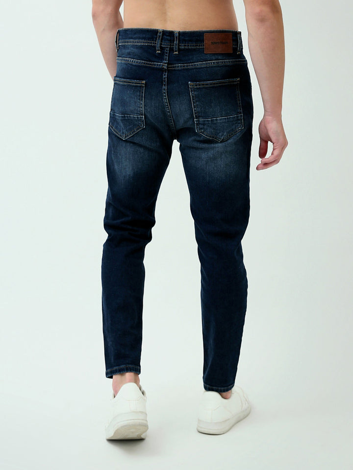 Jean Homme Skinny Cropped Fit – Style Denim Moderne - JNS24GKBW22136TM1