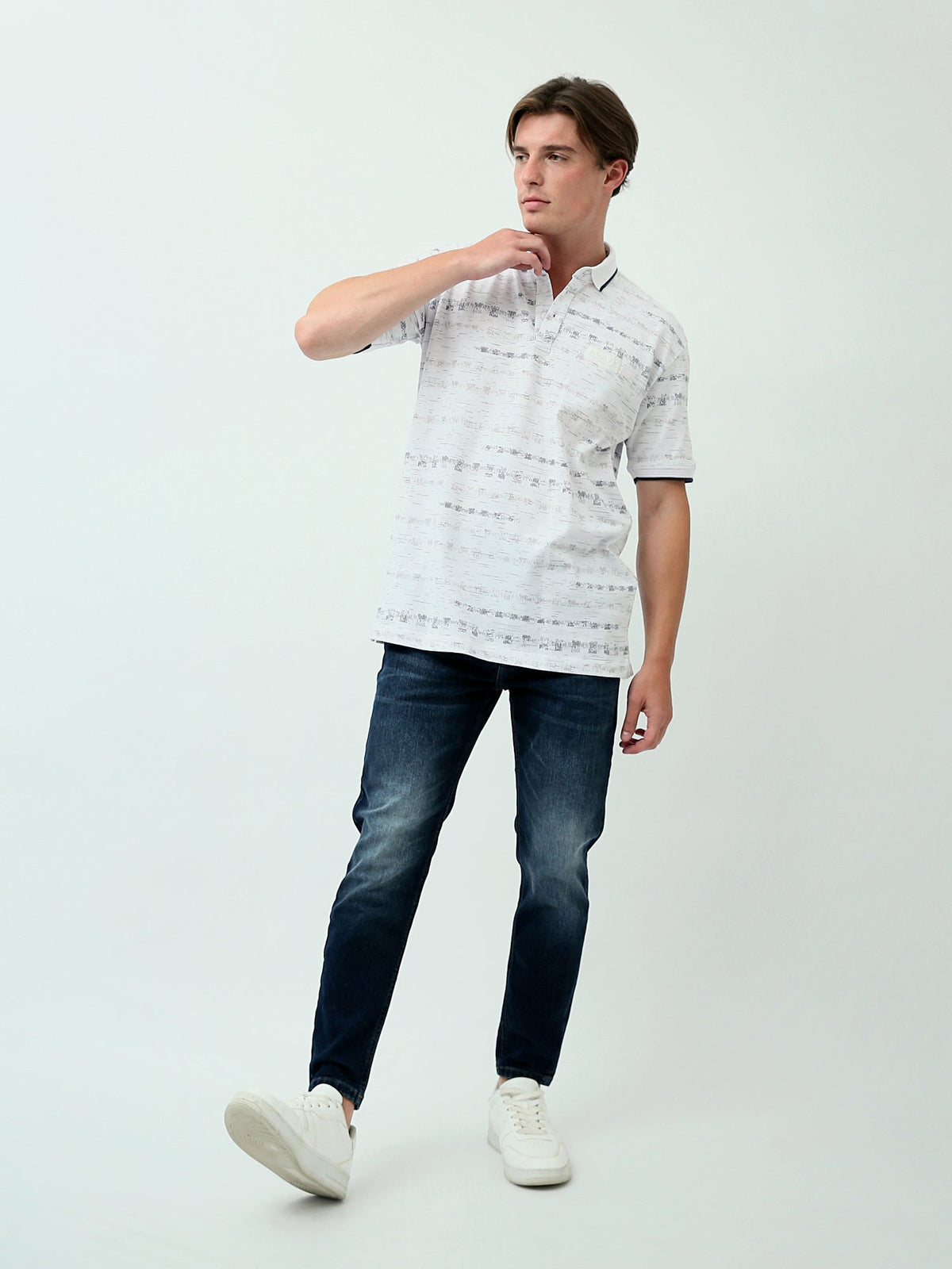 Jean Homme Skinny Cropped Fit – Style Denim Moderne - JNS24GKBW22136TM1