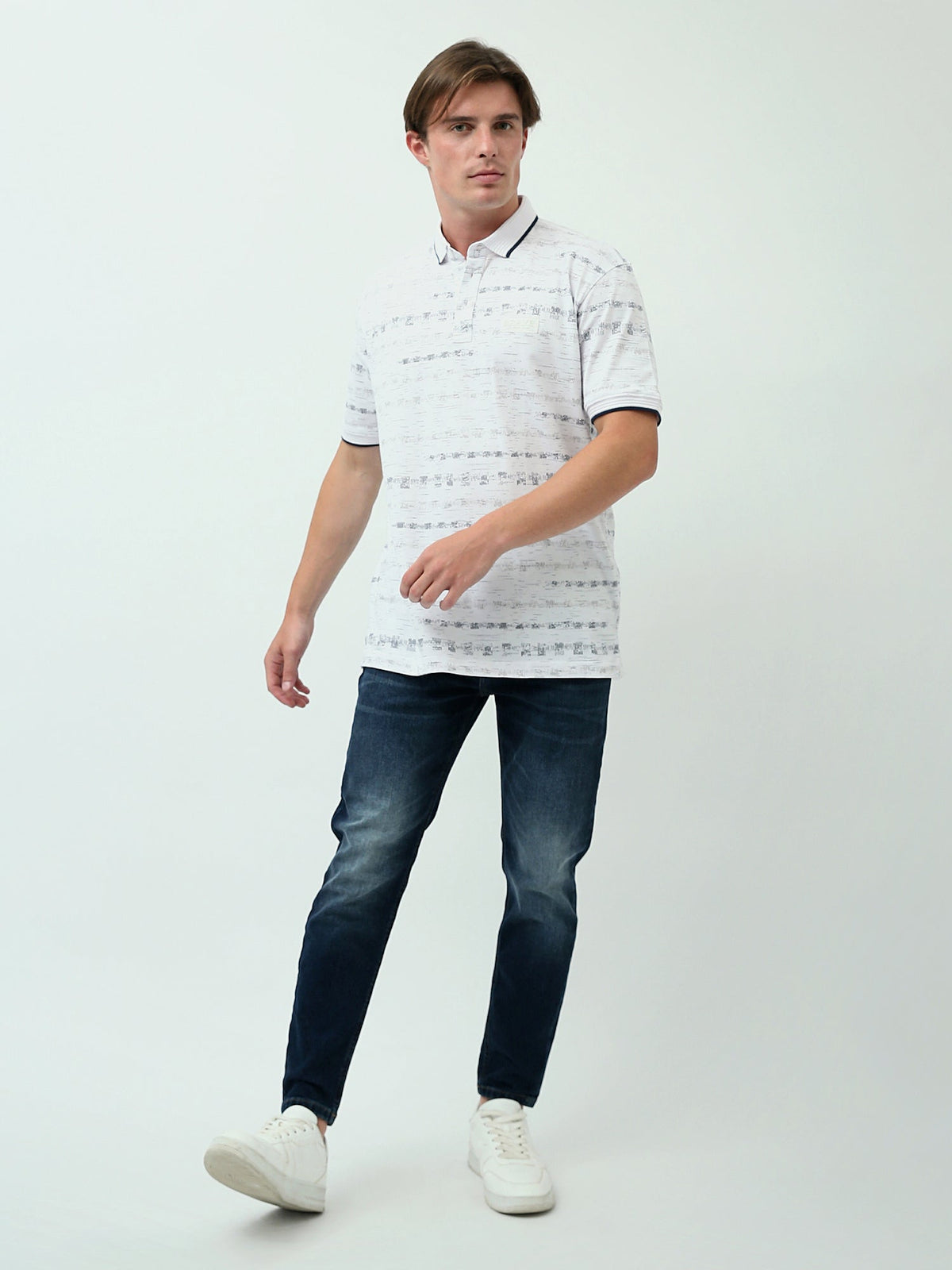 Jean Homme Skinny Cropped Fit – Style Denim Moderne - JNS24GKBW22136TM1