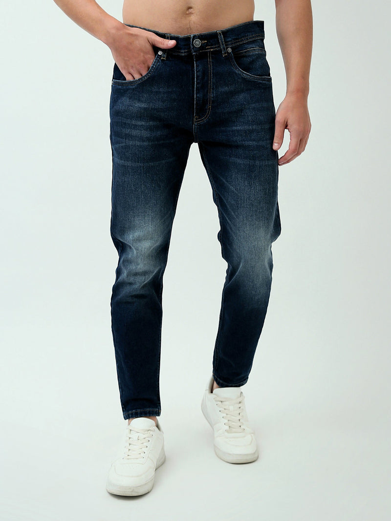 Jean Homme Skinny Cropped Fit – Style Denim Moderne - JNS24GKBW22136TM1